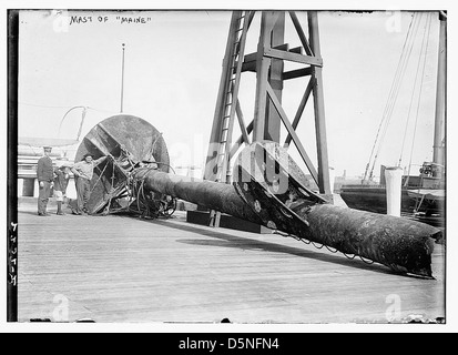 Mast von Maine (LOC) Stockfoto