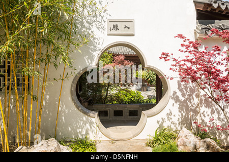 Chinesischer Garten in der Huntington Library. Stockfoto