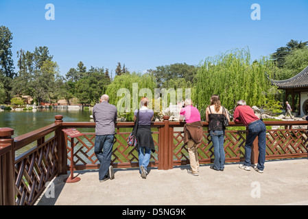 Chinesischer Garten in der Huntington Library. Stockfoto