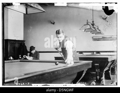 Willie Hoppe [schießen Billard] (LOC) Stockfoto