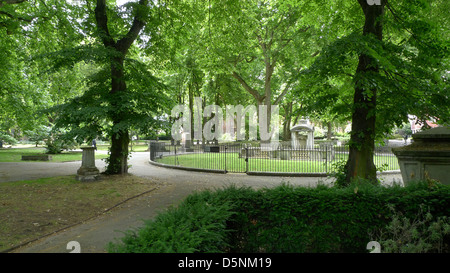 Das Gelände des St. Pancras Old Church, London, UK. Stockfoto