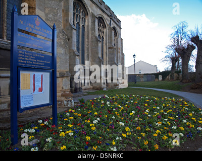 Allerheiligen Kirche, Wellingborough, Northamptonshire, England, Vereinigtes Königreich Stockfoto
