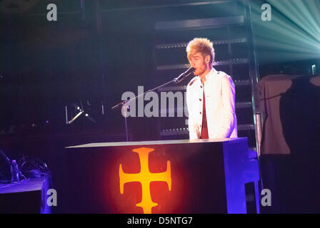 Dritten Tag im Konzert mit Colton Dixon als opening Act in Memphis TN Stockfoto