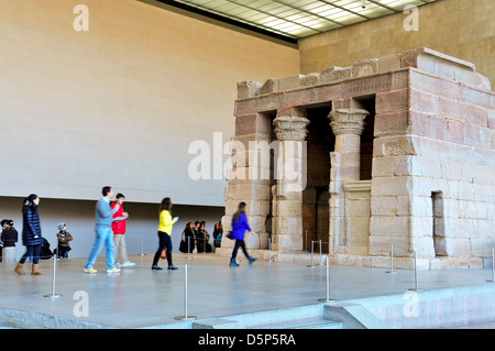 Metropolitan Museum der Kunst, der Tempel von Dendur, Römerzeit, ca 15 b c, ägyptische, Dendur... Stockfoto