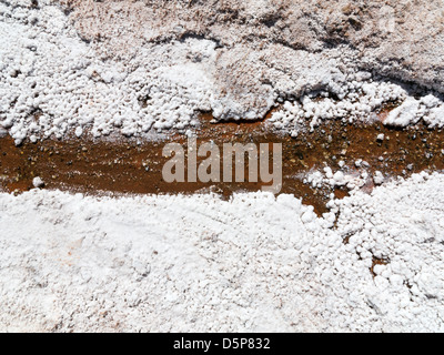 Die Telouet Salz Minen auf dem alten Kamel-Karawane-Trail von Ouarzazate nach Marrakesch, Marokko, Nordafrika Stockfoto