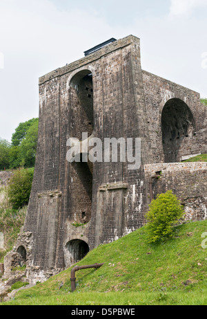 Wales, Herirtage Weltkulturerbe Blaenavon, Iron Works betrieben 1789 frühen 1900er Jahren, James Ashwell Balance Wasserturm Stockfoto