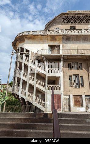 Hotel Belvedere du Rayon Vert in Cerbere, Languedoc-Roussillon, Frankreich. Stockfoto