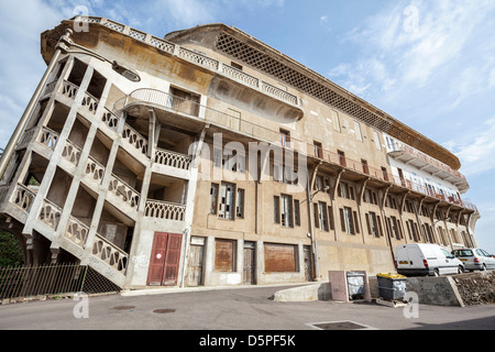 Hotel Belvedere du Rayon Vert in Cerbere, Languedoc-Roussillon, Frankreich. Stockfoto