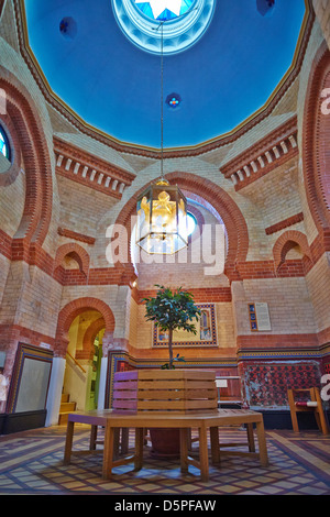 Der Hammam Teil des türkischen Bades in The Royal Pump Rooms & Bäder The Parade Leamington Spa Warwickshire UK Stockfoto