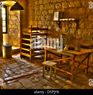 Museum von unterirdischen Gefangenen ist ein Museum in Jerusalem, Israel, Stockfoto