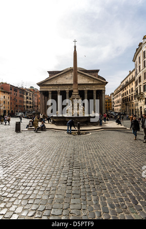 Welt berühmten Pantheon in Rom, Italien Stockfoto