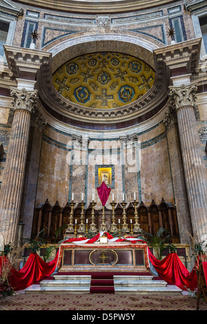 Welt berühmten Pantheon in Rom, Italien Stockfoto