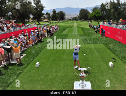 Rancho Mirage, Kalifornien, USA. 7. April 2013. 7. April 2013: WEBB, Karrie am 1. Abschlag bei der Endrunde der Kraft Nabisco Championship im Mission Hills Country Club in Rancho Mirage, Kalifornien John Green/CSM/Alamy Live News Stockfoto