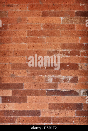 Spezielle rote Mauerwerk Wand Hintergrund. Indonesien. Stockfoto