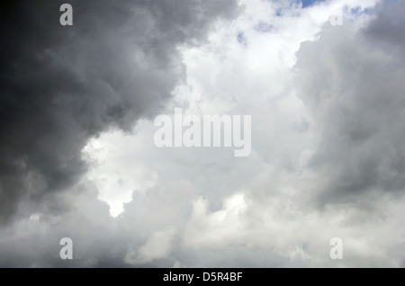 Gewitterwolken über Campobello Island, Kanada Stockfoto