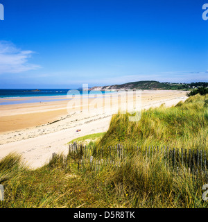 Die ables-d'Or-les-Pins' Strand Bretagne Frankreich Europa Stockfoto