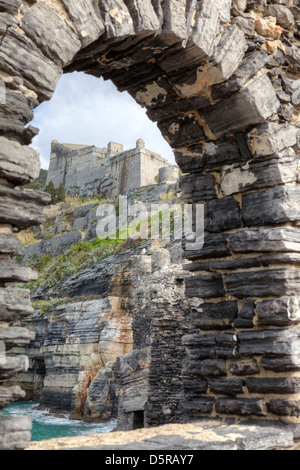 Festung von Porto Venere, Ligurien, Italien Stockfoto