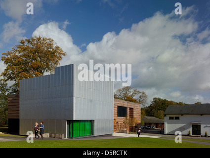 Pangbourne College, Pangbourne, Vereinigtes Königreich. Architekt: Mitchell Taylor Workshop 2012. Musikzentrum von Südwesten. Stockfoto