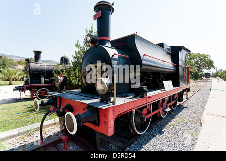 0 6 0 Lokomotive Dampflokomotive im Eisenbahnmuseum Türkei Stockfoto