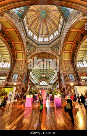 Melbournes majestätische Royal Exhibition Building. Stockfoto