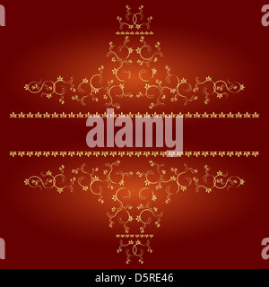 Deko-Elemente oder Monogramme für Design. Stockfoto