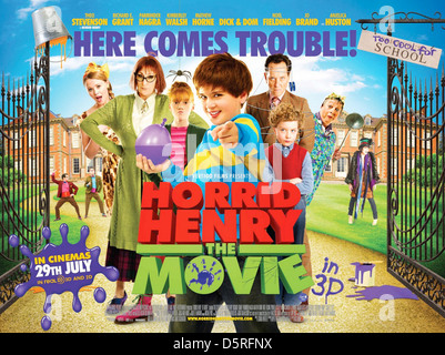 HORRID HENRY: Das Filmplakat für 2013 Vertigo Films Produktion Stockfoto