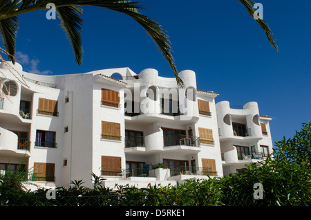 Ferienwohnungen in Alcudia, Mallorca. Stockfoto