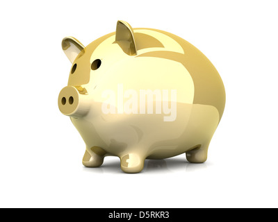 3D gerenderte Darstellung. Isoliert auf weiss. Stockfoto