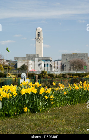 Brangwyn Hall wurde 1934 als neue Guildhall in Swansea, South Wales erbaut. Stockfoto