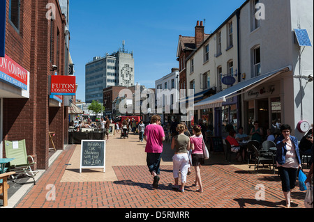 Chelmsford Stadtzentrum shopping Street, Essex, England, UK Stockfoto