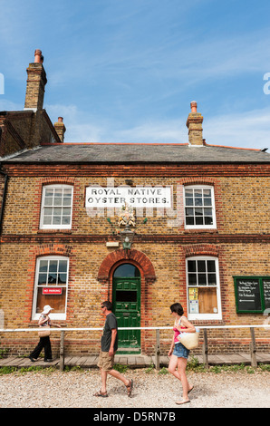 Das Royal Native Oyster Stores Fischrestaurant in Horsebridge, Whitstable, Kent, England, UK Stockfoto