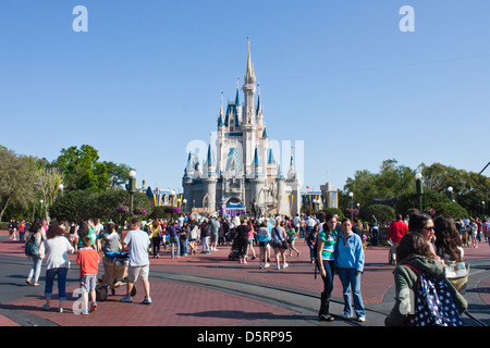 Cinderella Schloss, Magic Kingdom, Disneyworld Stockfoto