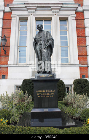 Michael Faraday Statue in London, England, UK. Stockfoto