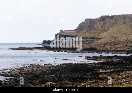 Das Amphitheater am Giant's Causeway Stockfoto