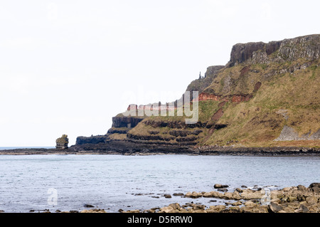 Das Amphitheater am Giant's Causeway Stockfoto