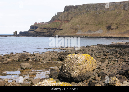 Das Amphitheater am Giant's Causeway Stockfoto