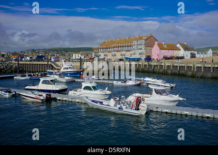 West Bay Harbour, West Bay, Dorset, Großbritannien Stockfoto