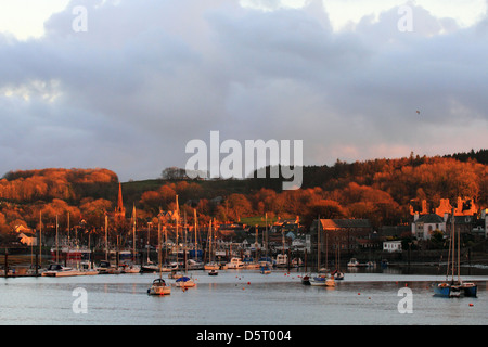 Kirkudbright Hafen, Dumfries & Galloway Stockfoto
