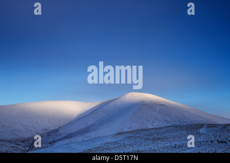 Winter-Licht über 'Trahenna', Scottish Borders Stockfoto