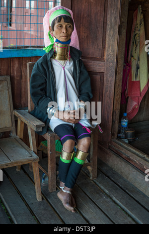 Padaung Lady Stockfoto