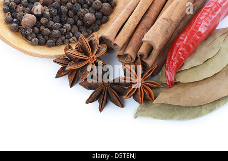 Stangen Zimt und badischen hautnah Stockfoto