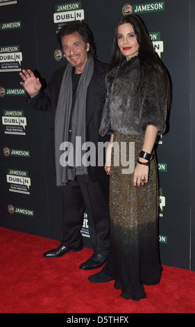 Al Pacino, Lucila Sola Dublin International Filmfestival - "Wilde Salome" Premiere - Arrivals Dublin, Irland - 20.02.12 Stockfoto