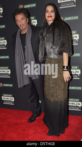 Al Pacino, Lucila Sola Dublin International Filmfestival - "Wilde Salome" Premiere - Arrivals Dublin, Irland - 20.02.12 Stockfoto