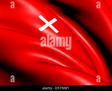 Flagge von Schwyz Stockfoto