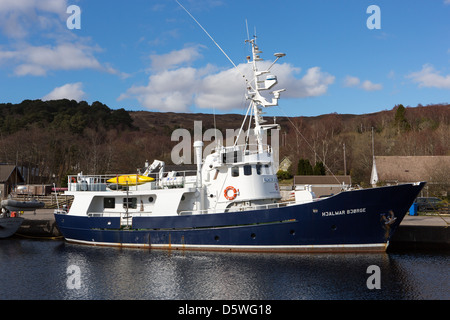 Die Tierwelt Kreuzfahrtschiff Hjalmar Bjorge auf dem Caladoinan-Kanal, Stockfoto