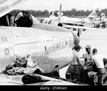 North American F-86D-60-NA (F - 86L) "Sabre Dog". Stockfoto