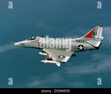 Douglas A-4E-5 "Skyhawk" der Angriff Geschwader VA-164 "Ghost Riders", 1967. Stockfoto