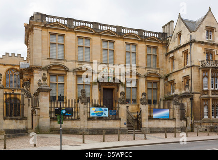 Museum der Geschichte der Wissenschaft in der Broad Street, Oxford, Oxfordshire, England, Vereinigtes Königreich, Großbritannien Stockfoto