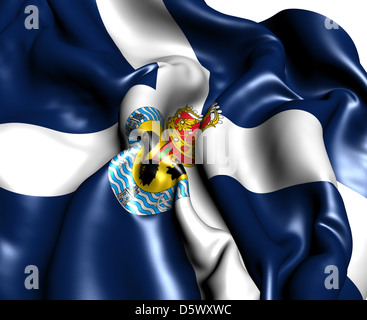 Santa Cruz De Tenerife Provinz Flagge Stockfoto