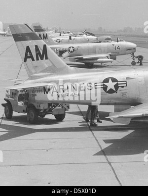 North American FJ-2 "Fury" des USMC VMF-451. Stockfoto